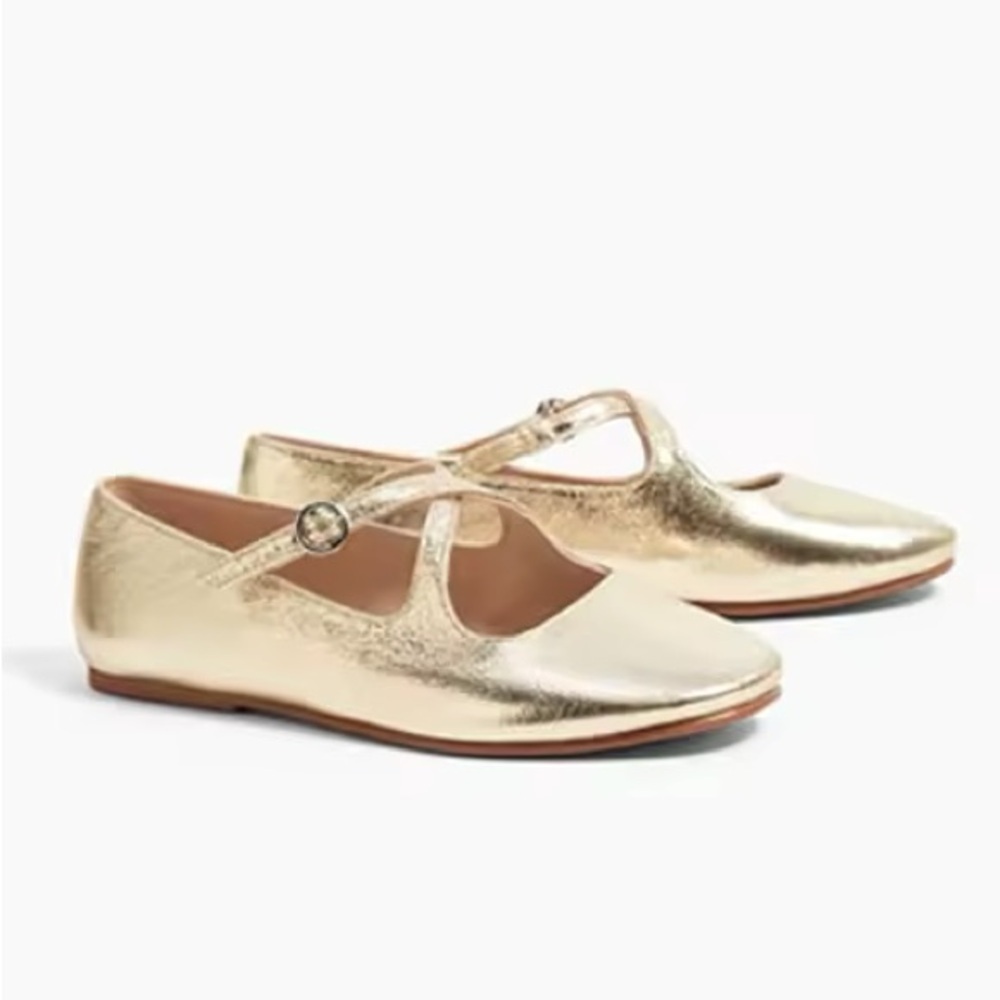 Zara cross strap Gold girls Shoes 29